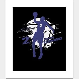 Kawhi Leonard Los Angeles C Silhouette Posters and Art